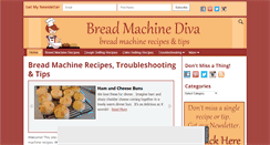 Desktop Screenshot of breadmachinediva.com